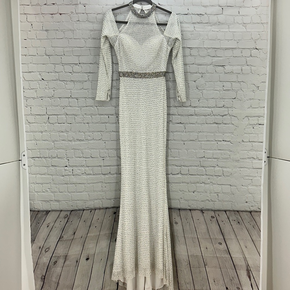 Landa The Cool Collection‎ White Fully Stoned Gown size 0